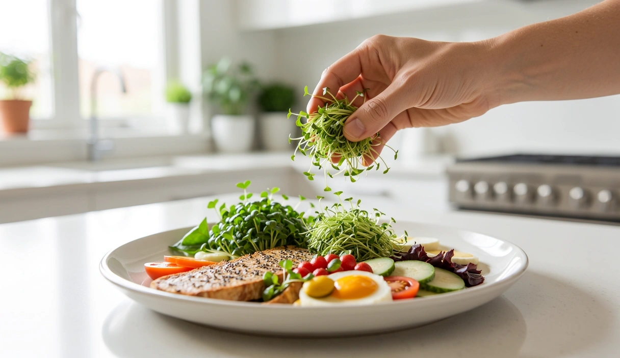 Moderne Mahlzeitenplanung in der Küche