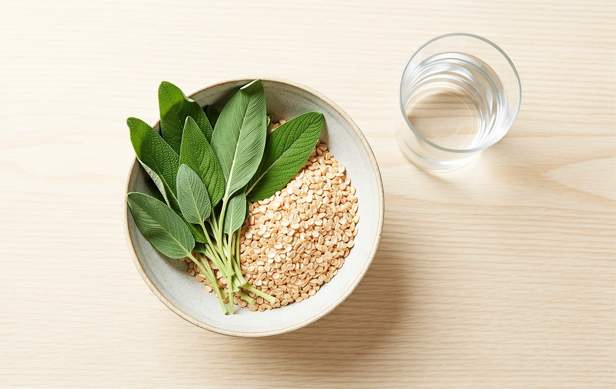 Natürliche Zutaten in einer sauberen Umgebung